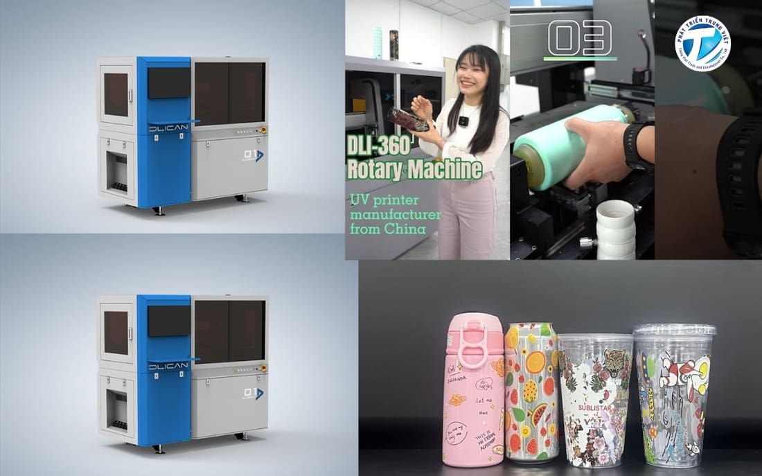Máy in UV trụ tròn là gì? 